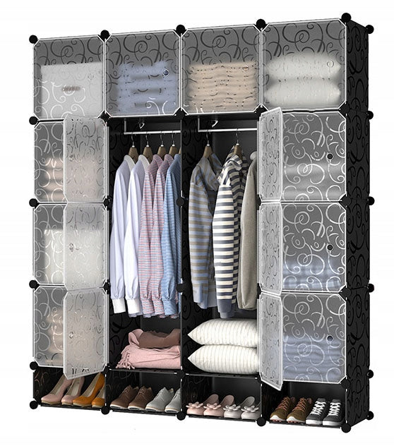 Armadio Componibile 165x147x36 cm Ideale per Ogni Stanza