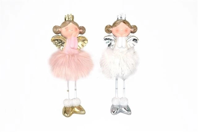 1 Pezzo Bambolina Bambola Decorativa Casa con Luce 29 cm 2 Colori