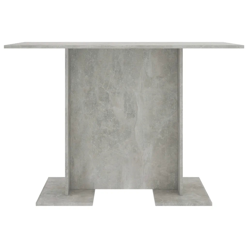 Tavolo da Pranzo | Tavolo da cucina Grigio Cemento 110x60x75 cm Legno Multistrato