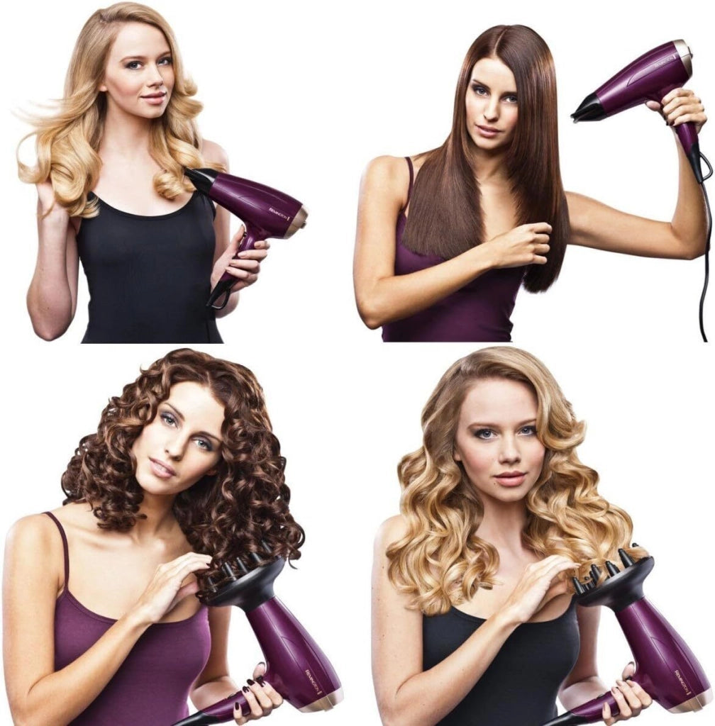 Remington D5219 asciuga capelli 2300 W Nero, Viola