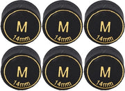 Billette di Pratiche Professionali - Sostituzione a 6 - Cuoio PU - Multistratificato - Adatto per Biliardo/Snooker - Duraturo e Solido - Biliardini