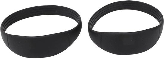 Supporto alle ginocchia con silicone per patella, fascia per camminare e pallacanestro, nero, set da 2 con borsa portatile