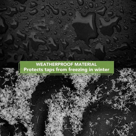 Copertura per rubinetto - Copertura per rubinetto esterna idrorepellente e duratura per protezione dal gelo in inverno - Copertura per rubinetto universale per esterni - 2 Pack copertura per rubinetto esterno