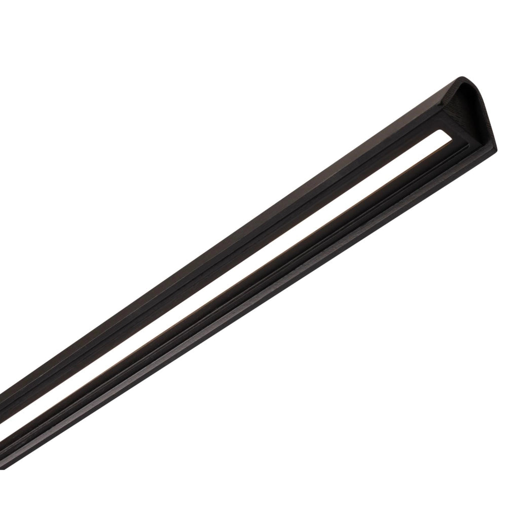 Lampada a sospensione LED FELSTED nera legno Lucide