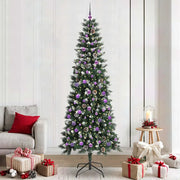 Albero di Natale artificiale con 300 LED Verde 240 cm 3395850