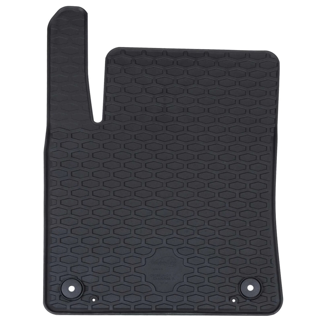 Tappetino per Auto 4 pz Nero Gomma CFW2204838