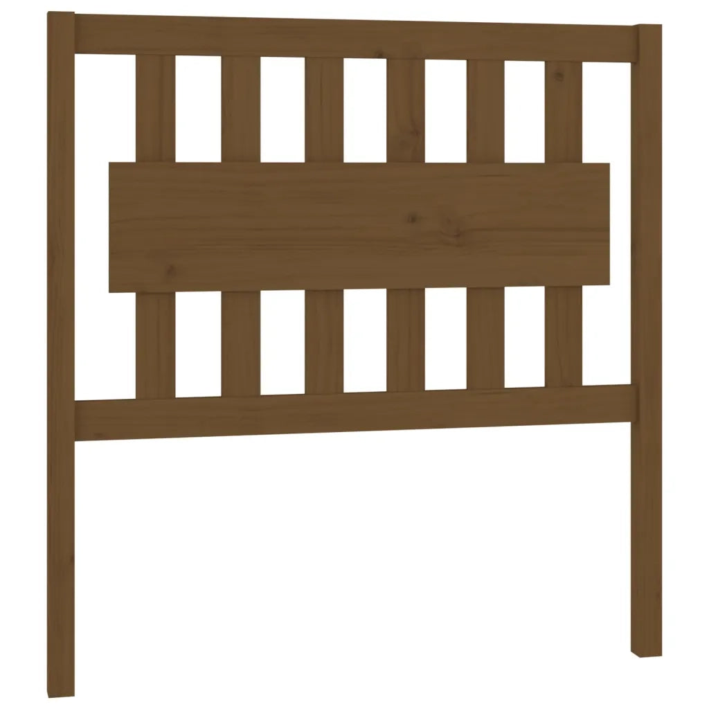 Testiera per Letto ambra 95,5x4x100cm in Legno Massello di Pino 818553