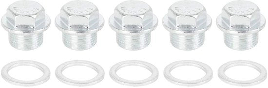 Kit di connettori per lubrificazione a motore - 5 set - M20x1,5 - per motori - prevenzione di scagli di metallo