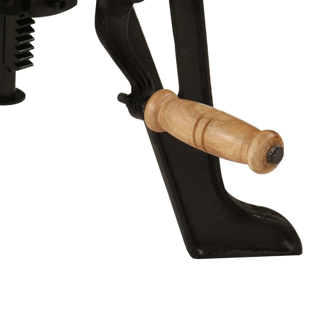Tavolino 60x(42-62) cm in Legno Massello di Acacia e Ghisa 338453