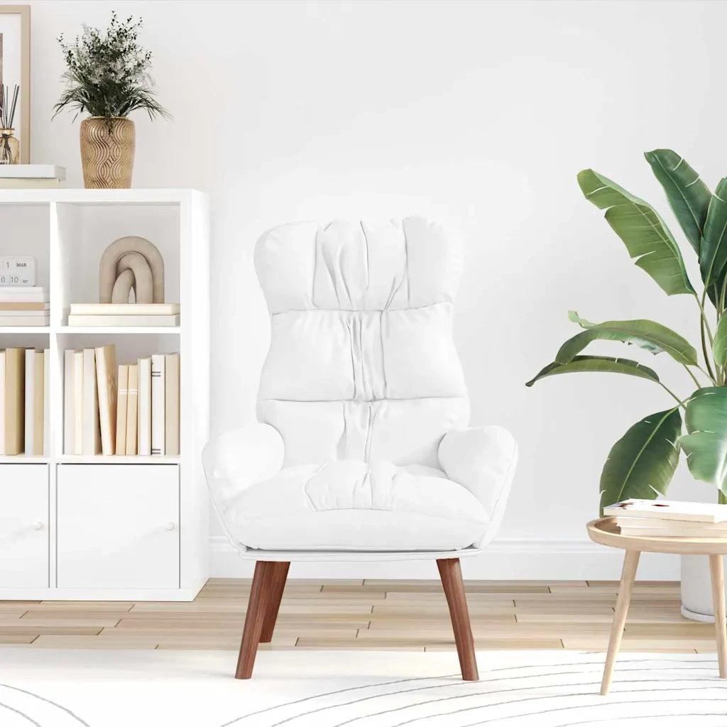 poltrona Bianco 69 x 74 x 93 cm Pelle Artificiale 42001879
