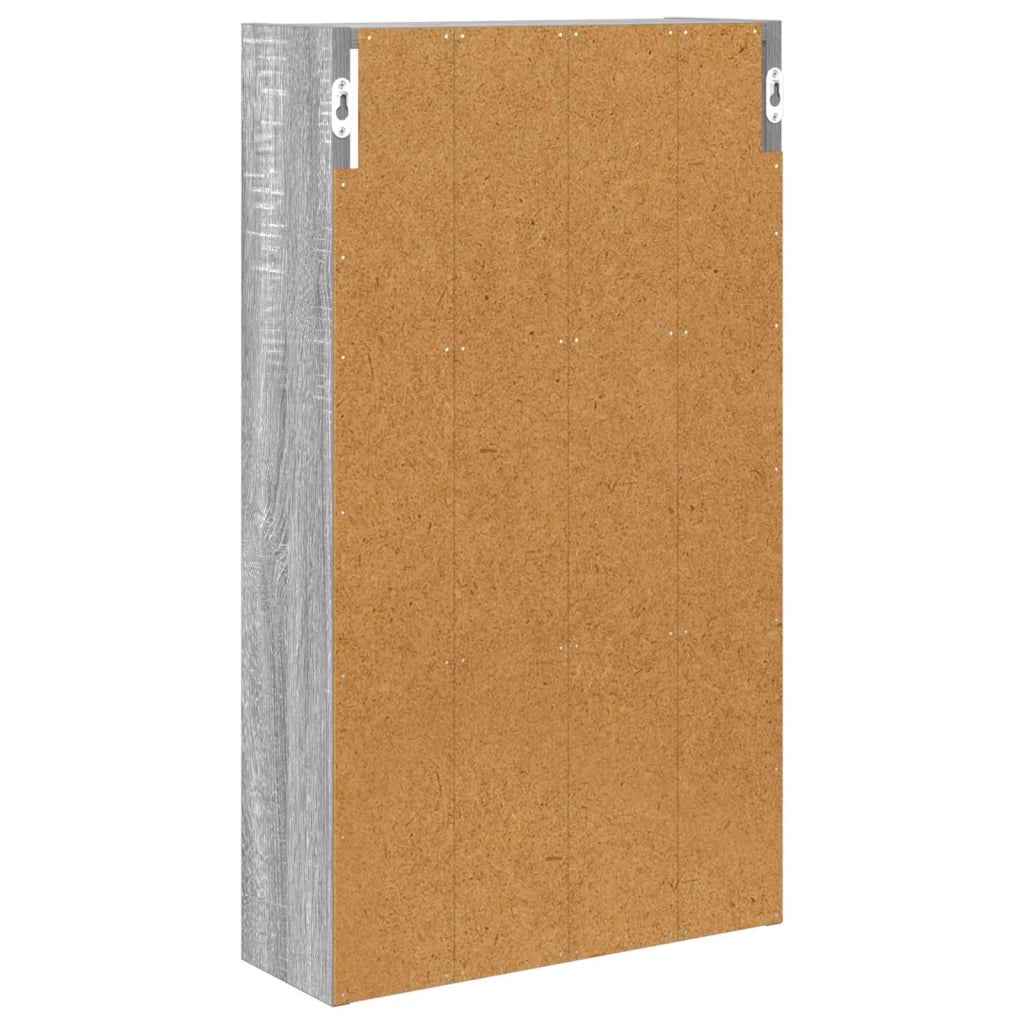 Armadio da bagno a muro Sonoma grigia 40 x 14 x 70 cm 889364