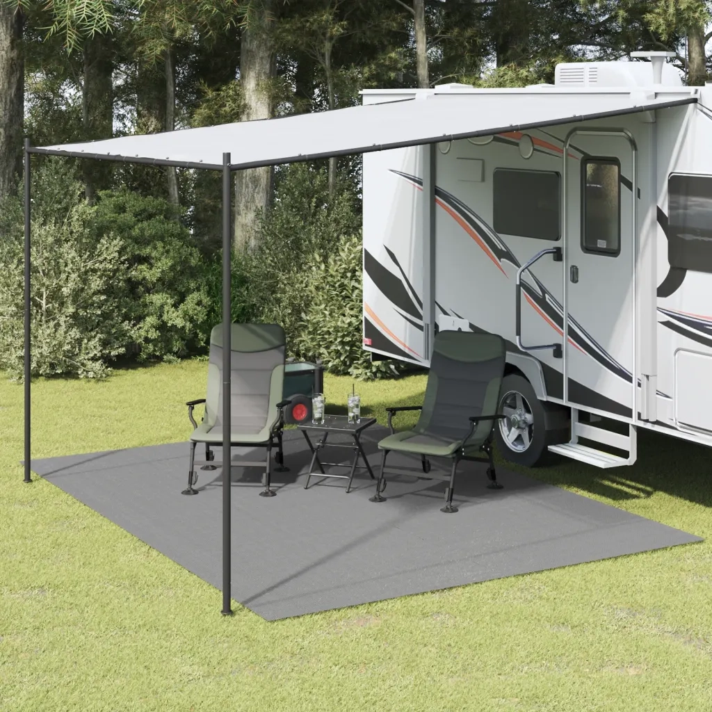 Tappeto da Tenda Antracite 4x3 m 4008452