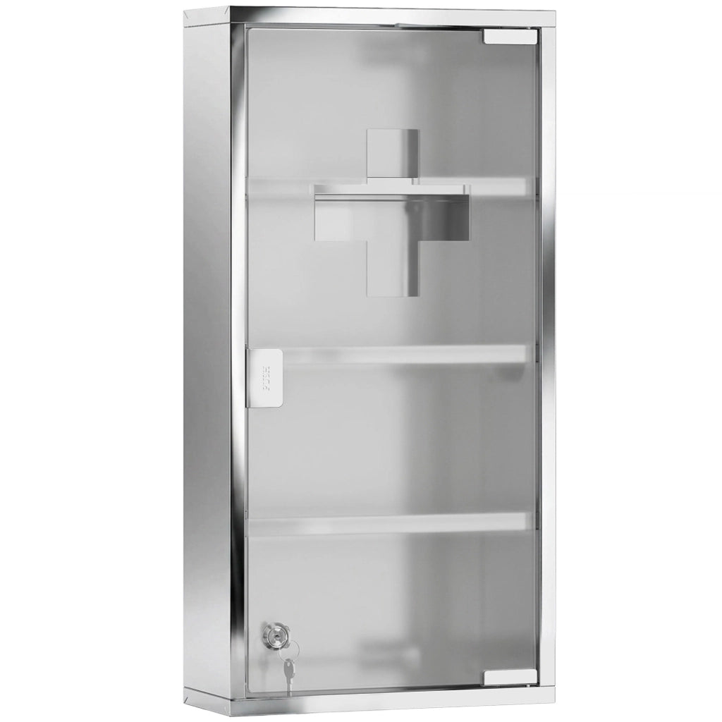 Armadietto Medicinale in Acciaio Inox ¨C Zephmum ¨C 30x12x60cm