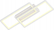Plafoniera LED minimalista bianca 2 luci Vargo