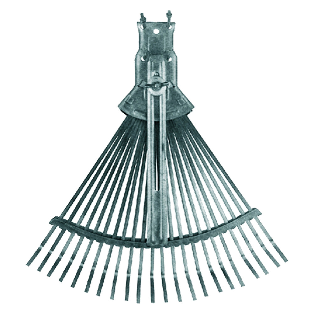 SCOPA DA GIARDINO REGOLABILE Tipo leggero - zinco cromato grigio  - LIF