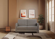 Divano karay 2 posti medio (due sedute da 70cm) misure esterne l.158cm | grigio - Mobili 2G