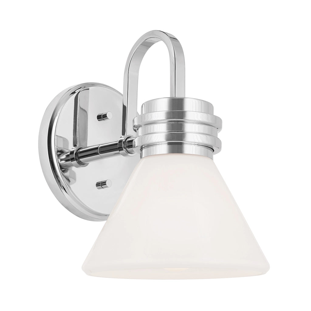 Applique bagno Farum cromo, vetro opale, 1xG9 3W Kichler