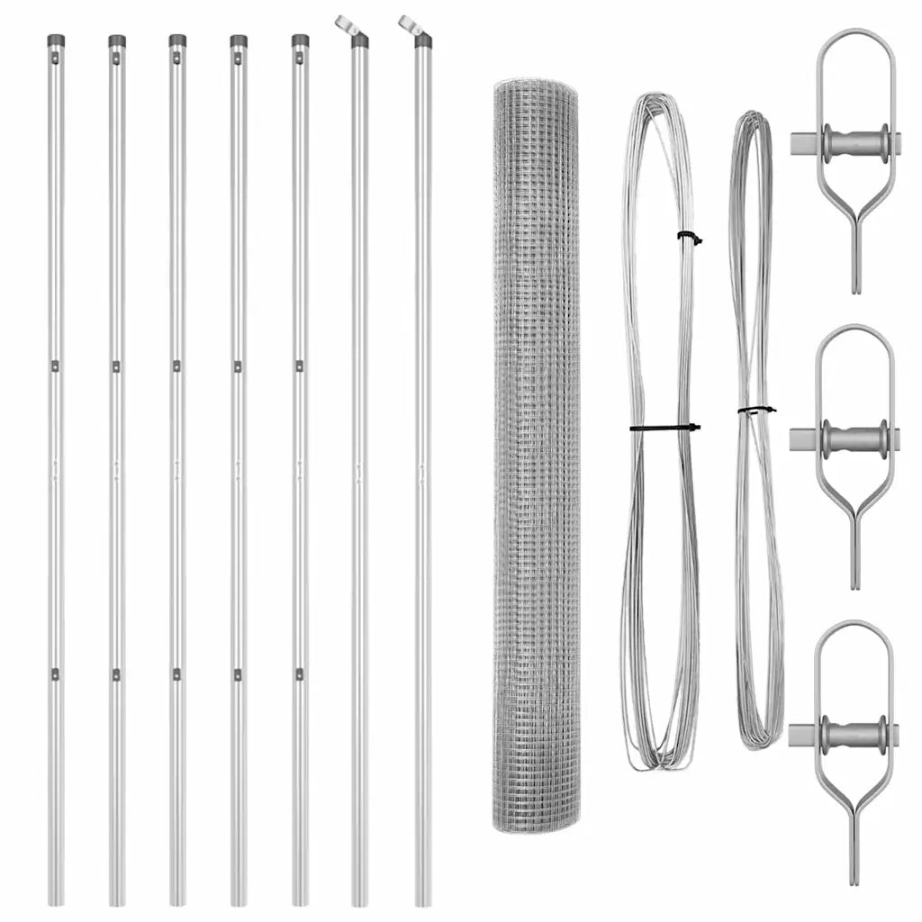 Palo della recinzione Argento 3351573