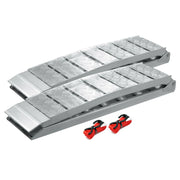 Set di 2 rampe di carico 228 cm 1360 kg rampa di carico/rotaia di accesso pieghevole in alluminio per moto/ATV 16_0001225