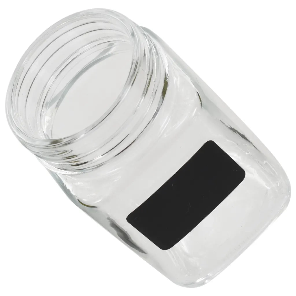 Barattoli in Vetro con Adesivo 12 pz 300 ml 50855