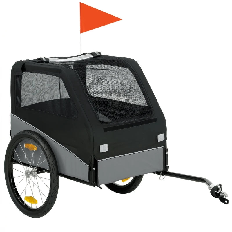 Rimorchio per bicicletta per cani con pneumatici da 20".