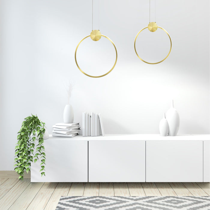 Lampada Da Soffitto Led App1393-cp Gold 30cm