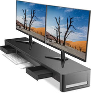 Stand per monitor con porta USB - Stand per monitor regolabile - Trasmissione e Ricarica dati - Design Ergonomico - Versione base (XL)