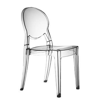 Sedia in policarbonato IGLOO CHAIR by Scab - Sedia In Policarbonato Igloo Chair By Scab Colore Nero Pieno Colore: Trasparente