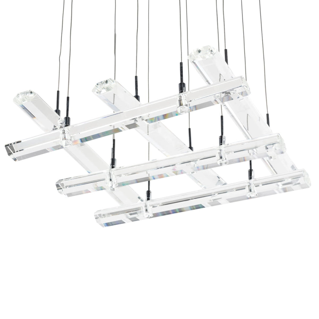 Lampadario Italux Diamond moderno cromato 16xGU10