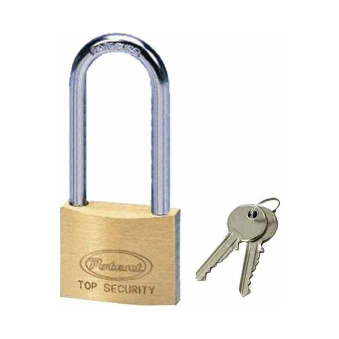 Potent Lucchetto Ottone Mm 40 Arco Lungo