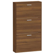 Scarpiera mobile contenitore per scarpe mobile per ingresso/corridoio/soggiorno 59 x 17 x 108 cm legno ingegnerizzato marrone 02_0021631