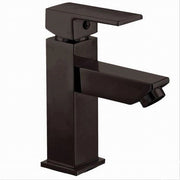 Trade Shop - Rubinetto Per Bagno Ultra Moderno Miscelatore Orientabile Lavabo Nero Opaco 87207 -