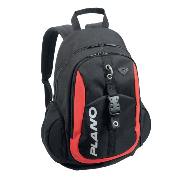 Plano 563tb zaino portautensili porta attrezzi a doppia apertura, tasche per tablet, cavi e minuterie, schienale imbottito e traspirante