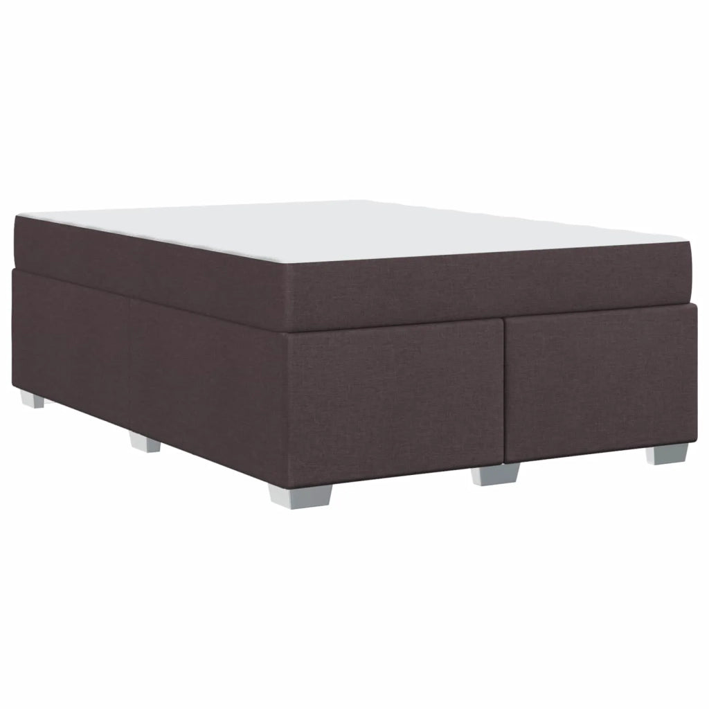 Struttura del letto Marrone Scuro 160 x 200 cm Tessuto 3399197