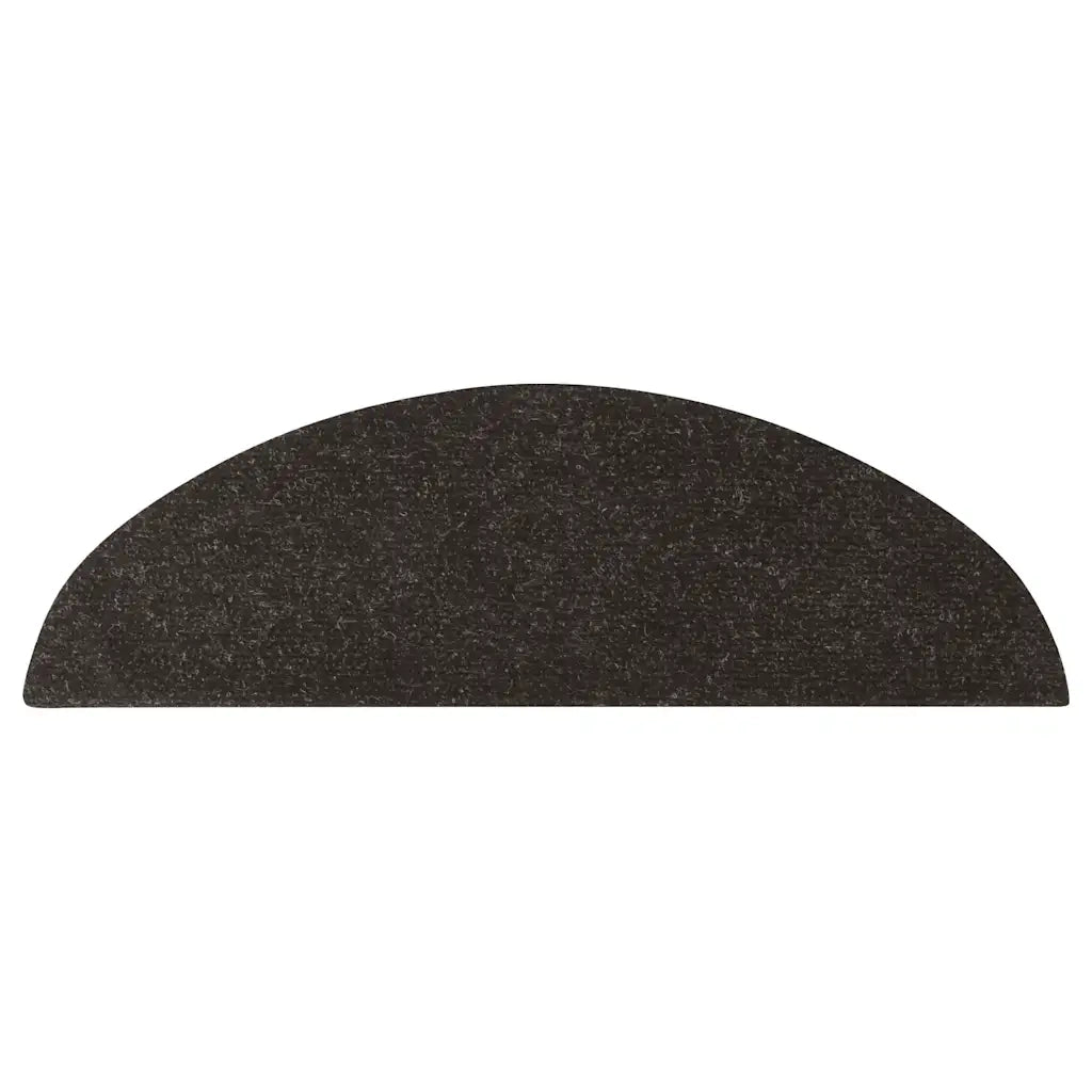 Tappetini Autoadesivi per Scale 10pz Neri 56x17x3 cm 355254