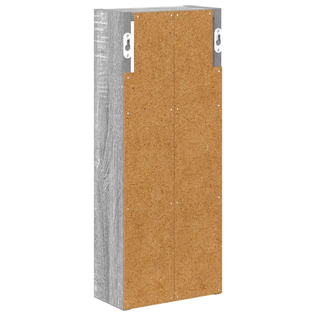 Armadio da bagno a muro Sonoma grigia 20 x 10 x 50 cm 889284