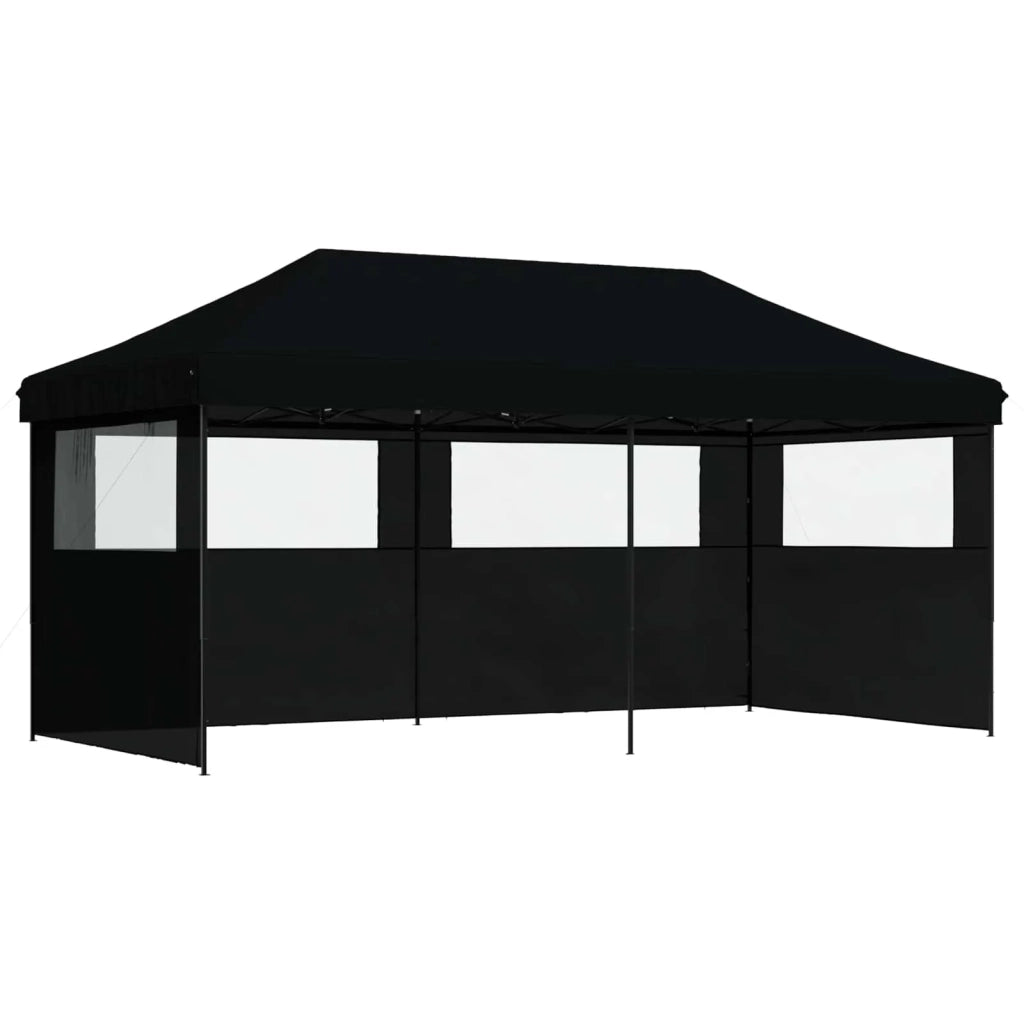 Tenda Party Nero 292 x 580 x 315 cm Tessuto Oxford