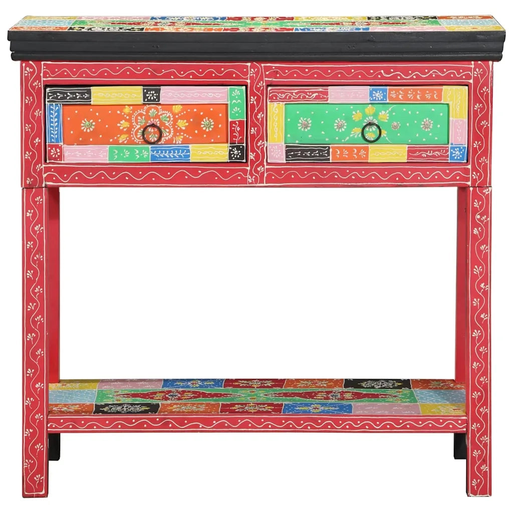 Tavolo consolle con cassetto Multicolore 80 x 35 x 76 cm 4017566