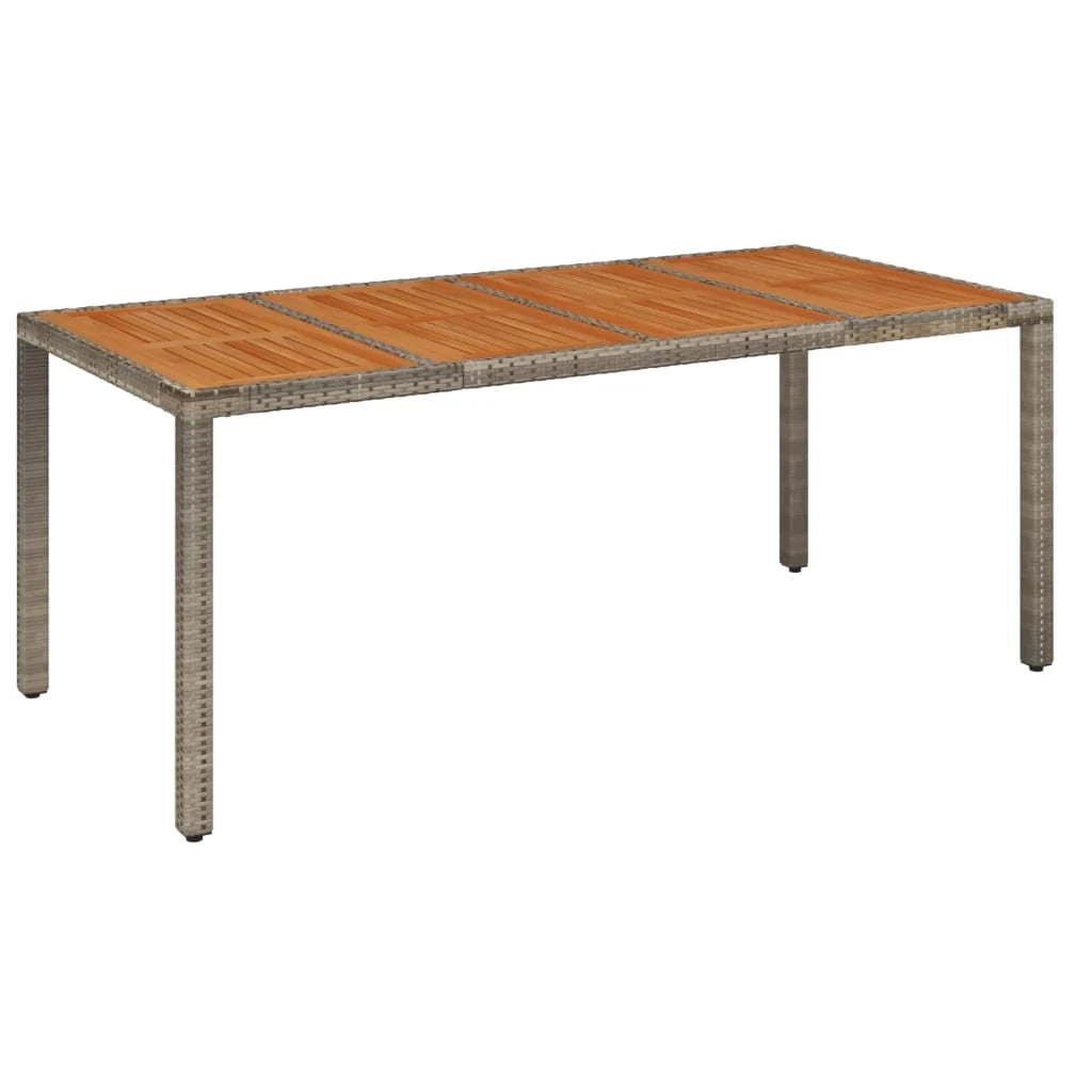 Set da pranzo da giardino in rattan grigio da 7 pezzi e cuscini 02_0014895