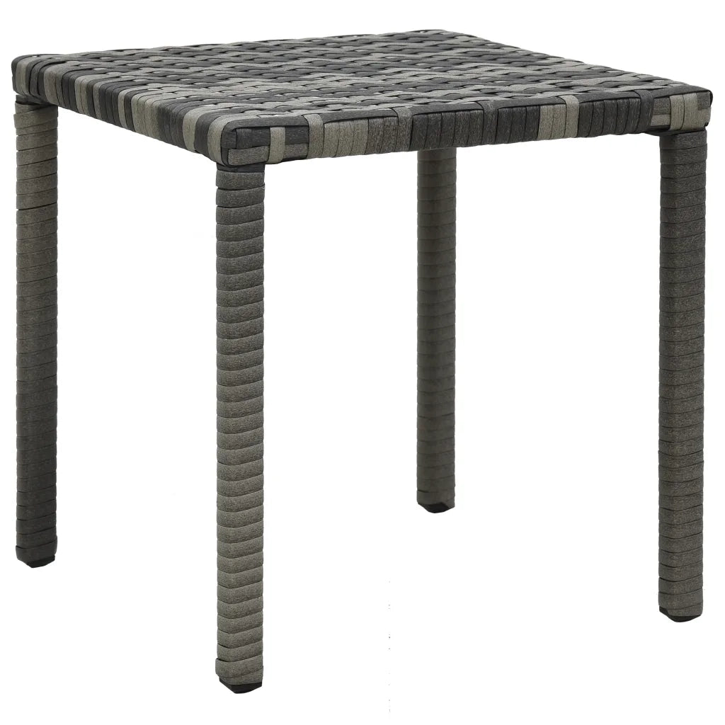 Lettini Prendisole con Tavolino in Polyrattan Antracite cod mxl 9272