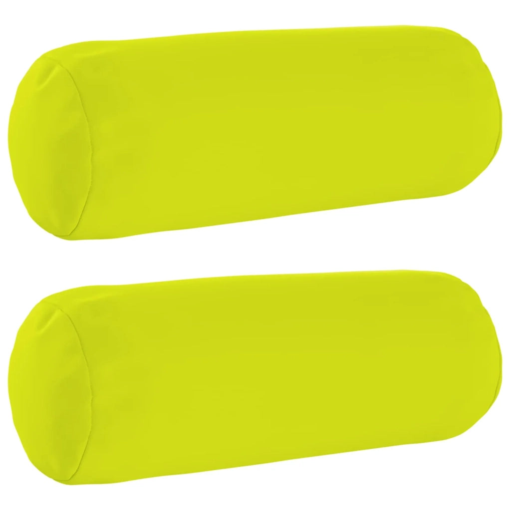 Federa 2 pcs HEERLEN Verde brillante. Ø 15 x 40 cm Poliestere 923315