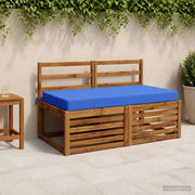 Cuscino per la seduta SOEST 100% Poliestere Blu Reale 946834