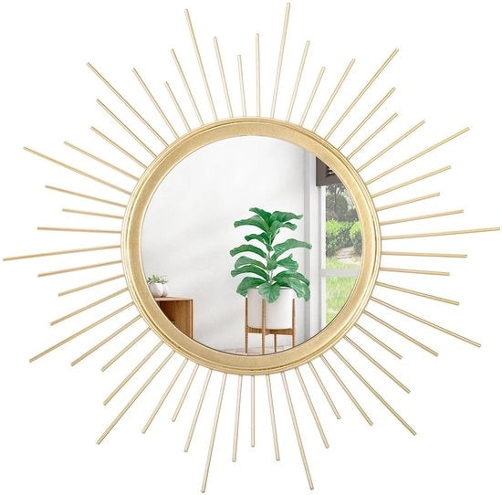 Specchio di vetro per decorazione di parete, decorazione di camera, decorazioni per parete in metallo per la sala da pranzo, specchi decorativi moderni, regali per donne e madri