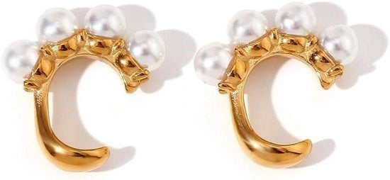 Orecchino per Bambine Ragazze senza Foro Wrap Clip per Orecchini in Acciaio Inossidabile Elegante e Ipoadergeno Accessori per Bambini Regali