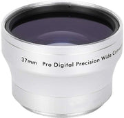 Lente di ingrandimento - Obiettivo di grande angolo - Fotografia - 0.45x ingrandimento - 37mm - Argento
