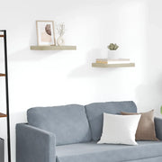 Scaffali a Parete 2 pz Rovere 40x23x3,8 cm in MDFcod mxl 79634