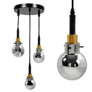 Lampada APP1125-3CP Black Gold