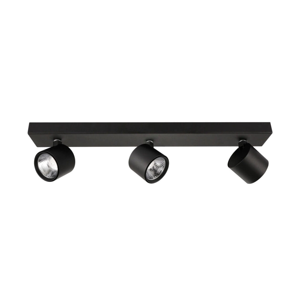Plafoniera barra Italux Boniva LED 3 luci nera 3000K