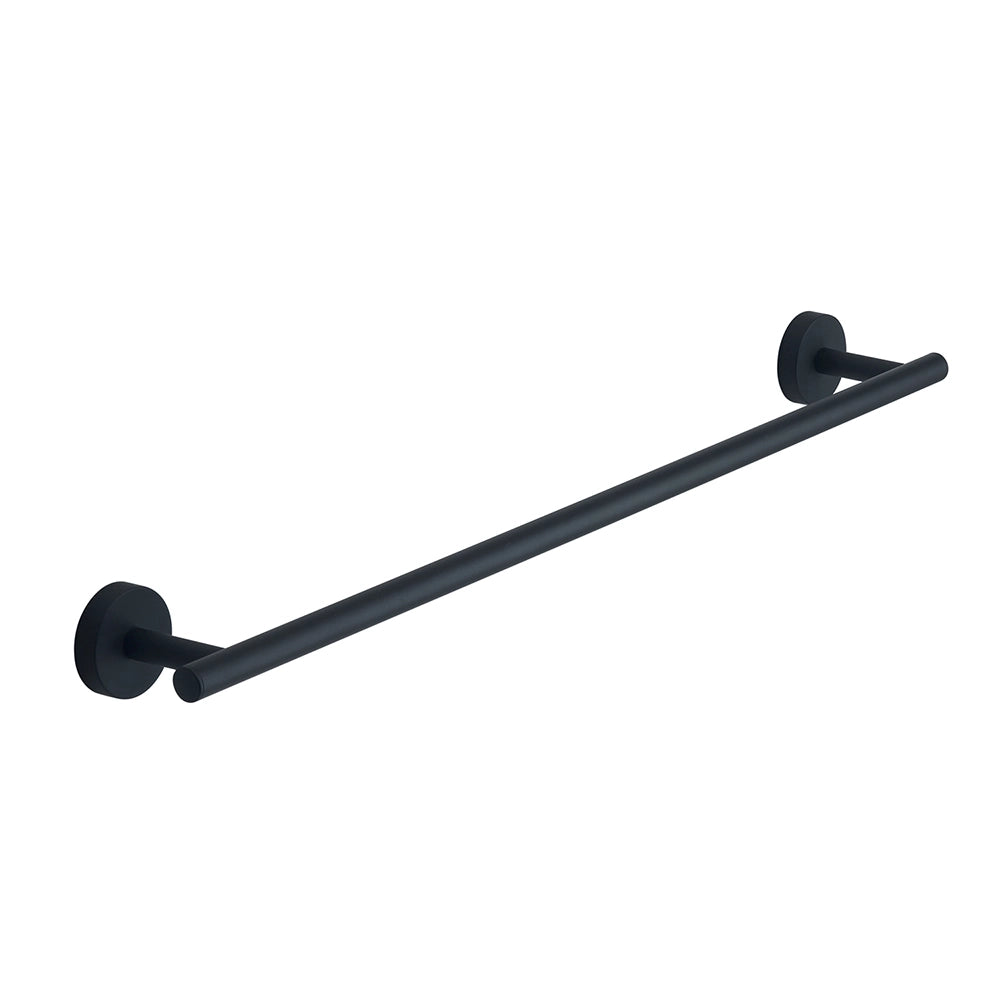 Portasalviette a muro 60 cm Gedy in acciaio nero opaco | Eros