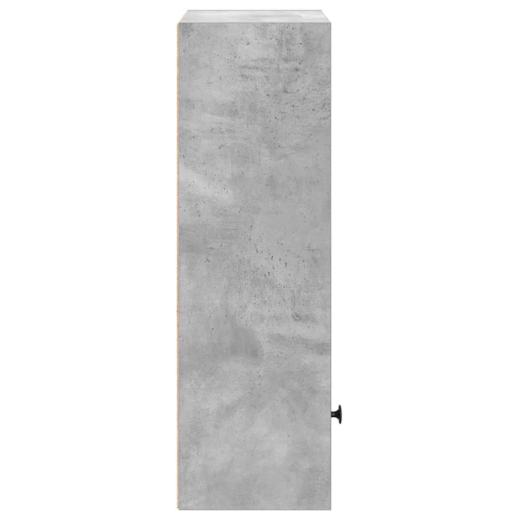 vidaXL Libreria Grigio Cemento 31x24x77 cm in Legno Multistrato